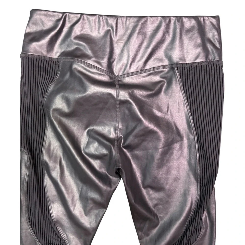 Fabletics Motion 365 Contour Highwaist Black Shine Khloe Edit Leggings NWT sz LG